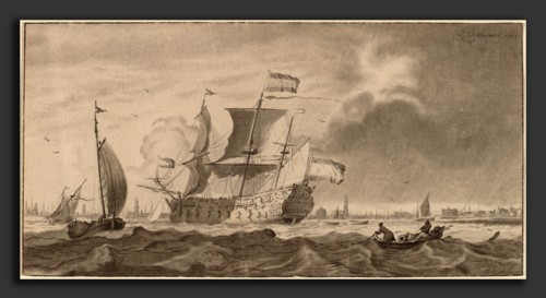 Cornelis Ploos van Amstel and Bernhard Schreuder after Ludolf Backhuysen (Dutch, died 1780), War