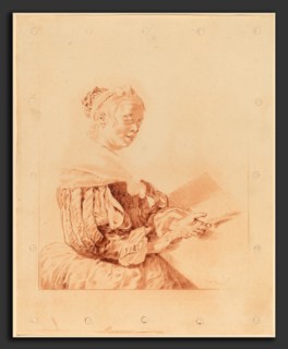 Cornelis Ploos van Amstel and Johannes Kornlein after Gerrit Dou (Dutch, 1726 - 1798), Young Girl