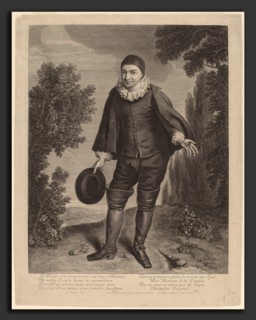 Gerard Edelinck after Theodor Netscher (Flemish, 1640 - 1707), Raimond Poisson as Crispin,