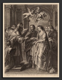 Schelte Adams Bolswert after Sir Peter Paul Rubens (Flemish, 1586 - 1659), The Marriage of the