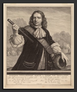 Abraham Blooteling after Lodewyk van der Helst (Dutch, 1640 - 1690), Augustus Stellingwerf, First