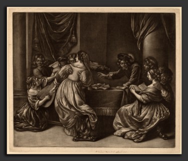 Wallerant Vaillant (Flemish, 1623 - 1677), Concert with Nine Persons, mezzotint