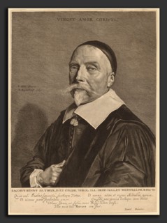 Jonas Suyderhoff after Frans Hals (Dutch, c. 1613 - 1686), Jacob Revius, engraving