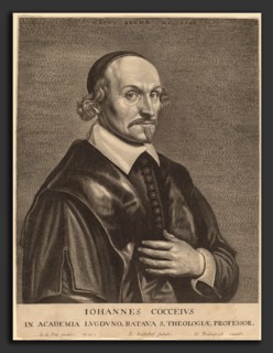 Jonas Suyderhoff after Jan de Vos (Dutch, c. 1613 - 1686), Johannes Cocceius, engraving