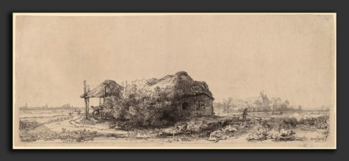 Rembrandt van Rijn (Dutch, 1606 - 1669), Landscape with a Cottage and Hay Barn: Oblong, 1641,