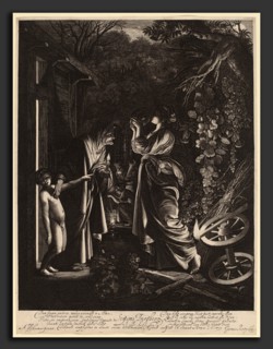Hendrik Goudt after Adam Elsheimer (Dutch, 1585 - 1648), The Mocking of Ceres, 1610-0000, engraving