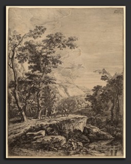 Jan Both (Dutch, 1615-1618 - 1652), The Woman on the Hinny, etching