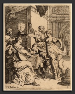 Theodoor van Thulden after Sir Peter Paul Rubens (Flemish, 1606 - 1669), The Prodigal Wasting His
