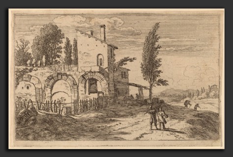 Herman van Swanevelt (Dutch, c. 1600 - 1655), Inn in the Ruins of the Palace of the Emperors,