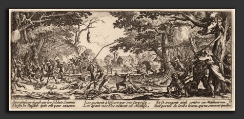 Gerrit van Schagen after Jacques Callot (Dutch, c. 1642 - 1690 or after), The Peasants Avenge