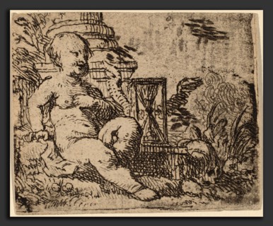 Cornelis Schut I (Flemish, 1597 - 1655), Allegory of Vanity, etching on laid paper