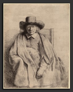 Rembrandt van Rijn (Dutch, 1606 - 1669), Clement de Jonghe, 1651, etching, drypoint and burin
