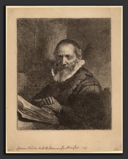 Rembrandt van Rijn (Dutch, 1606 - 1669), Jan Cornelisz. Sylvius, 1633, etching