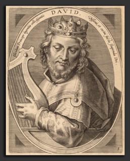 Theodor Galle after Jan van der Straet (Flemish, c. 1571 - 1633), David, published 1613, engraving