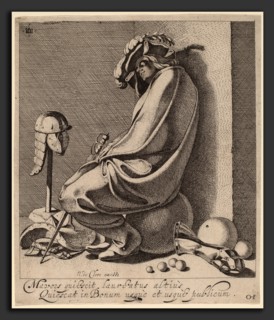 Jacques de Gheyn III (Dutch, c. 1596 - 1641), Mars Sleeping, c. 1618, etching on laid paper