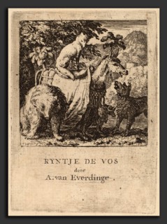 Allart van Everdingen (Dutch, 1621 - 1675), The Triumph of Reynard, probably c. 1645-1656, etching