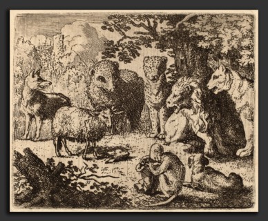 Allart van Everdingen (Dutch, 1621 - 1675), The Document is Opened, Revealing the Murdered Rabbit's