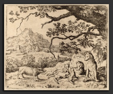 Allart van Everdingen (Dutch, 1621 - 1675), The Badger Sent as Messenger, probably c. 1645-1656,