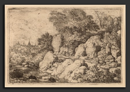 Allart van Everdingen (Dutch, 1621 - 1675), Two Horsemen on a Rocky Path, probably c. 1645-1656,