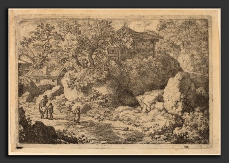 Allart van Everdingen (Dutch, 1621 - 1675), Peasant on Horseback, probably c. 1645-1656, etching