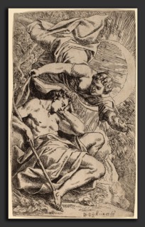 Daniel van den Dyck (Flemish, c. 1610 - 1670), Diana and Endymion, c. 1650, etching on laid paper