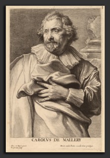 Lucas Emil Vorsterman after Sir Anthony van Dyck (Flemish, 1595 - 1675), Karel de Mallery, probably