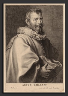 Cornelis Galle I after Sir Anthony van Dyck (Flemish, 1576 - 1650), Artus Wolfart, probably