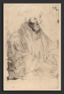 Sir Anthony van Dyck after Hans Holbein the Younger (Flemish, 1599 - 1641), Erasmus of Rotterdam,