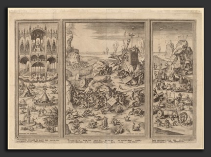 Netherlandish 16th Century after Hieronymus Bosch, Hieronymus Cock (publisher), The Last Judgment