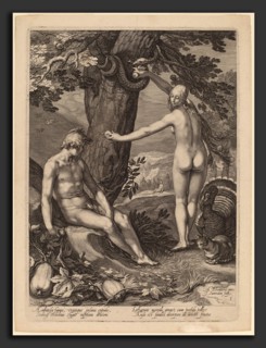 Jan Pietersz Saenredam after Abraham Bloemaert (Dutch, 1565 - 1607), Temptation of Man, 1604,