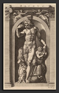 Hendrik Goltzius after Polidoro da Caravaggio (Dutch, 1558 - 1617), Bacchus, probably 1592,