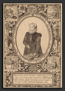 Hendrik Goltzius (Dutch, 1558 - 1617), Charlotte of Bourbon, 1581, engraving