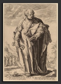 Attributed to Jacques de Gheyn II, after Hendrik Goltzius (Dutch, 1565 - 1629), Saint Peter, 1589,