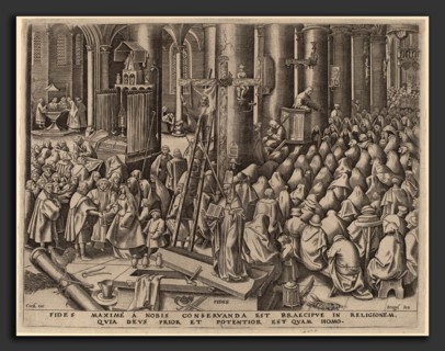 Attributed to Philip Galle after Pieter Bruegel the Elder (Flemish, 1537 - 1612), Faith, published