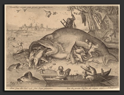 Hendrik Hondius after Pieter Bruegel the Elder (after Hieronymus Bosch? (Dutch, 1573 - 1649 or