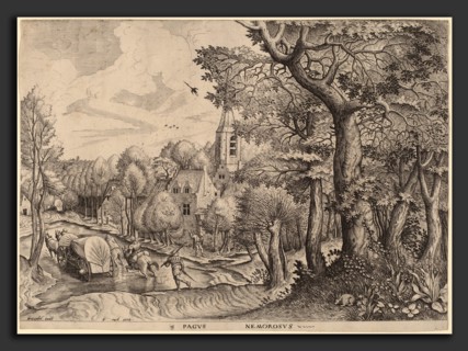 Johannes and Lucas van Doetechum after Pieter Bruegel the Elder (Dutch, died 1605), Pagus Nemorosus
