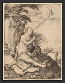 Lucas van Leyden (Netherlandish, 1489-1494 - 1533), Saint Mary Magdalene in the Desert, c. 1508,