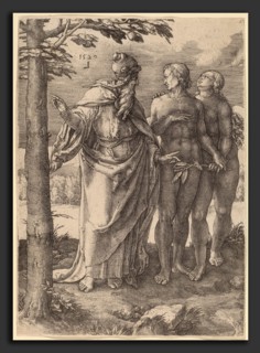 Lucas van Leyden (Netherlandish, 1489-1494 - 1533), The First Prohibition, 1529, engraving