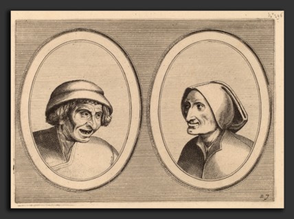 Johannes and Lucas van Doetechum after Pieter Bruegel the Elder (Dutch, died 1605), "Keesje