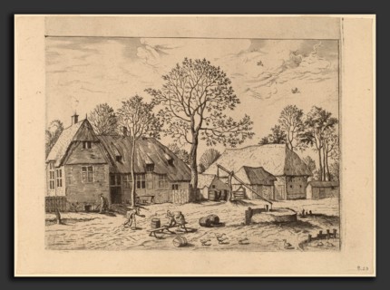 Johannes and Lucas van Doetechum after Master of the Small Landscapes (Dutch, died 1605), Farms