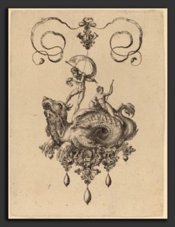 Hans Collaert (Flemish, 1566 - 1628), Jewelry Design, 1582, engraving
