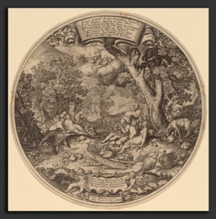 Jan Theodor de Bry after Abraham Bloemaert after Nicolaes de Bruyn (Flemish, 1561 - 1623), The