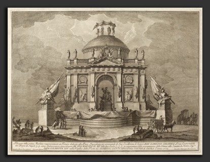 Giuseppe Vasi after Giuseppe Palazzi (designer) and Paolo Posi (architect) (Italian, 1710 - 1782),