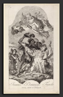 Giovanni Domenico Tiepolo (Italian, 1727 - 1804), The Stoning of Saint Stephen, etching on laid