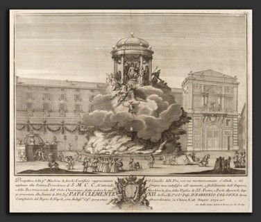 Giovanni Battista Sintes probably after Nicola Michetti (designer and architect) (Italian, c. 1680