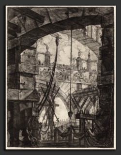 Giovanni Battista Piranesi (Italian, 1720 - 1778), The Grand Piazza, 1780s, etching, engraving,