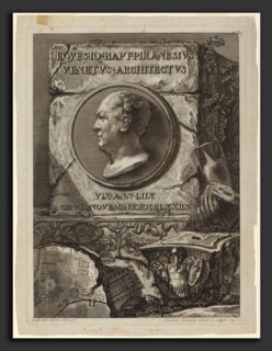 Francesco Piranesi (Italian, c. 1758 - 1810), Giovanni Battista Piranesi, 1779, etching