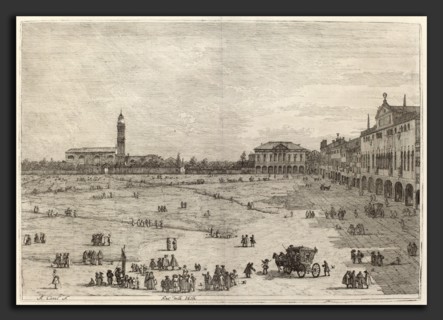 Canaletto (Italian, 1697 - 1768), Pra della Valle, c. 1735-1746, etching
