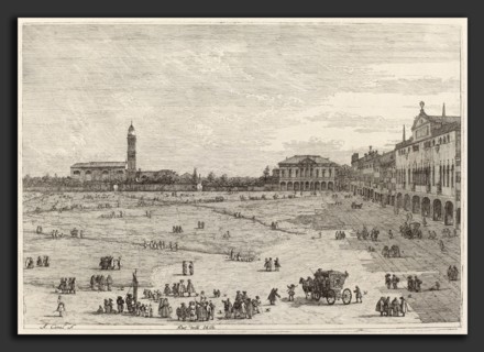 Canaletto (Italian, 1697 - 1768), Pra della Valle, c. 1735-1746, etching on laid paper