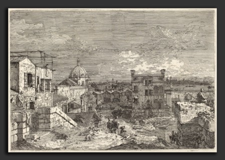 Canaletto (Italian, 1697 - 1768), Imaginary View of Venice, 1741, etching